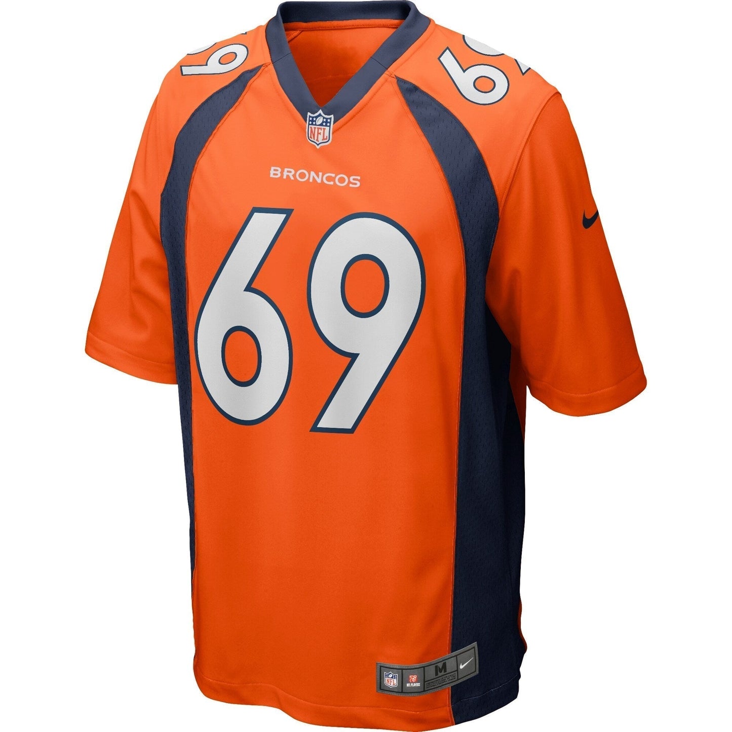 Mark Schlereth Denver Broncos  Game Retired   Jersey - Orange