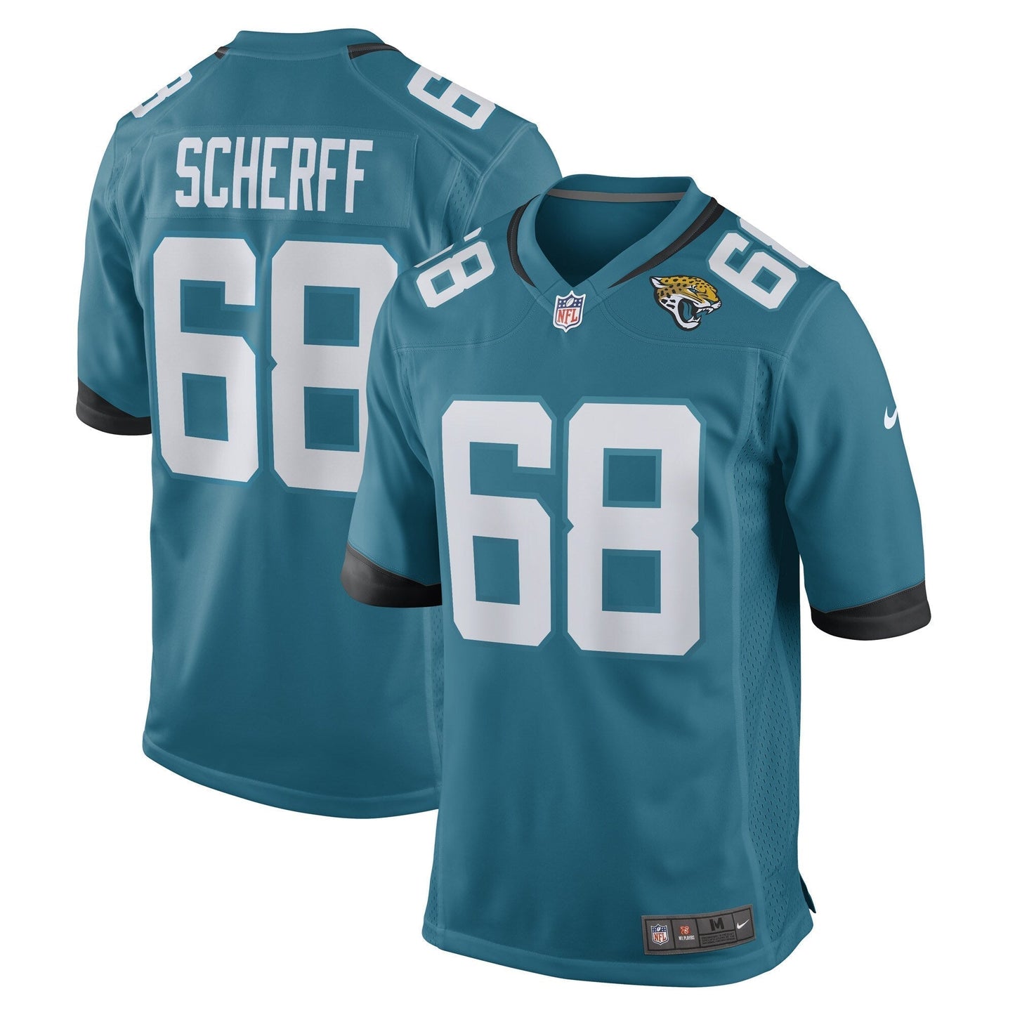 Brandon Scherff Jacksonville Jaguars  Game   Jersey - Teal