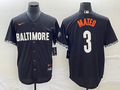 Men's Baltimore Orioles Jorge Mateo Black 2023 City Connect Replica Player Jersey