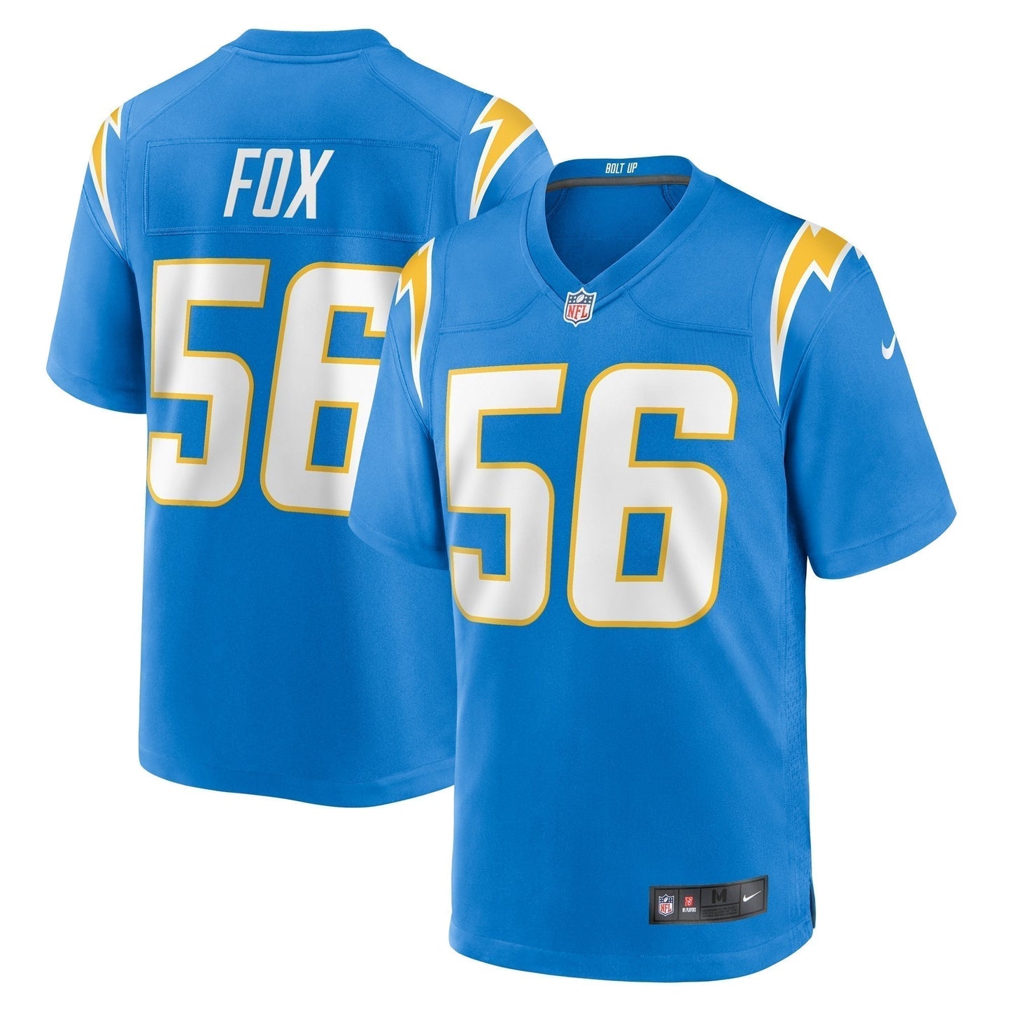 Morgan Fox Los Angeles Chargers    Game Jersey - Powder Blue