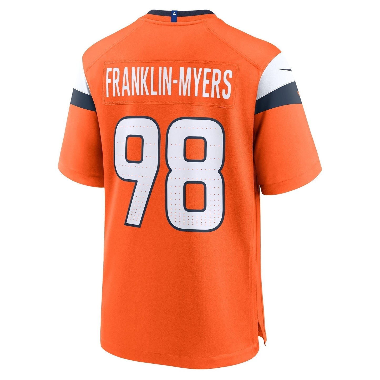 John Franklin-Myers Denver Broncos  Team Game Jersey -  Orange