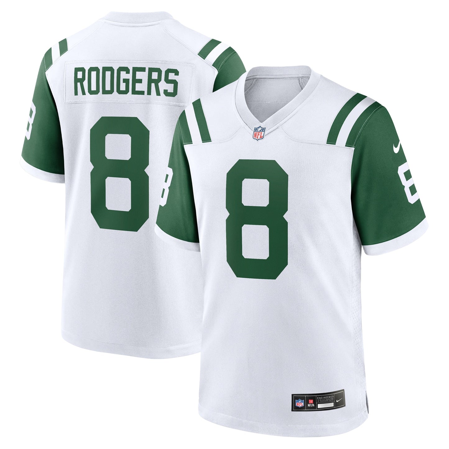 Aaron Rodgers New York Jets  Classic Alternate Game Jersey - White