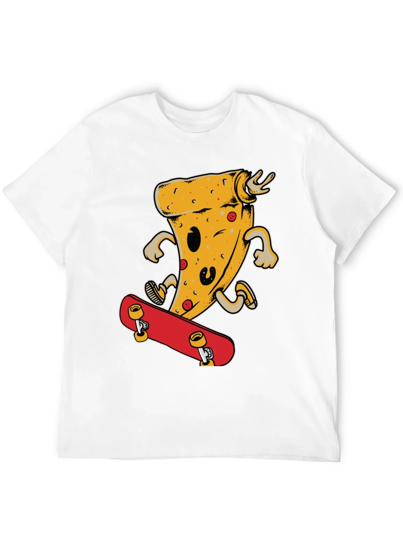 Pizza Skateboard T-Shirt - Fun & Stylish