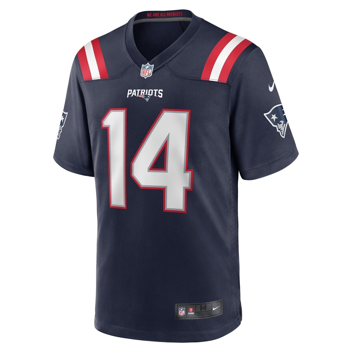 Tristan Vizcaino New England Patriots  Home Game   Jersey - Navy
