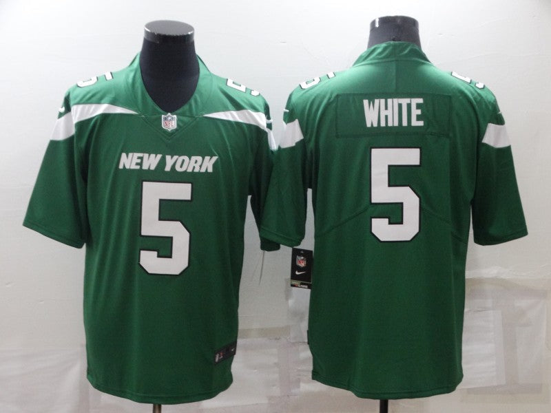 Men's New York Jets Mike White Green Game Jersey