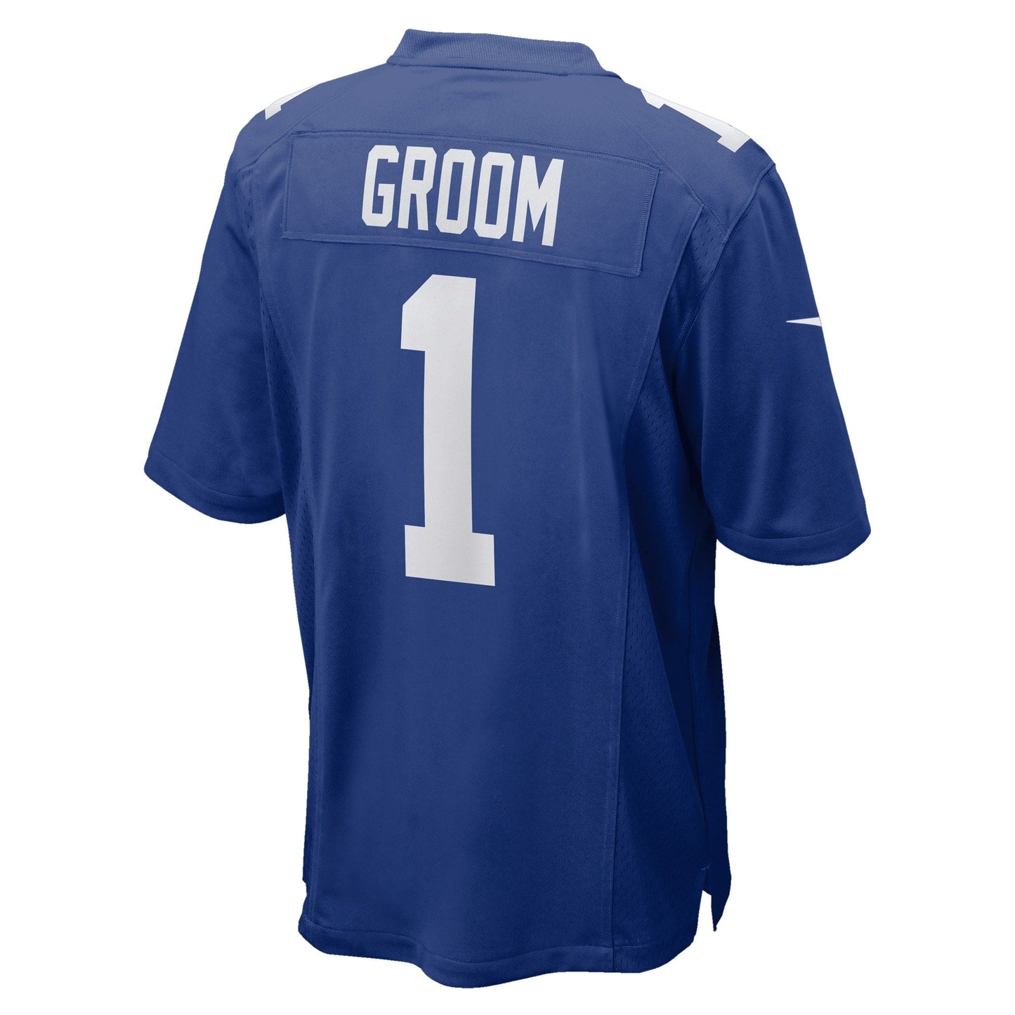 Number 1 Groom New York Giants  Game Jersey - Royal