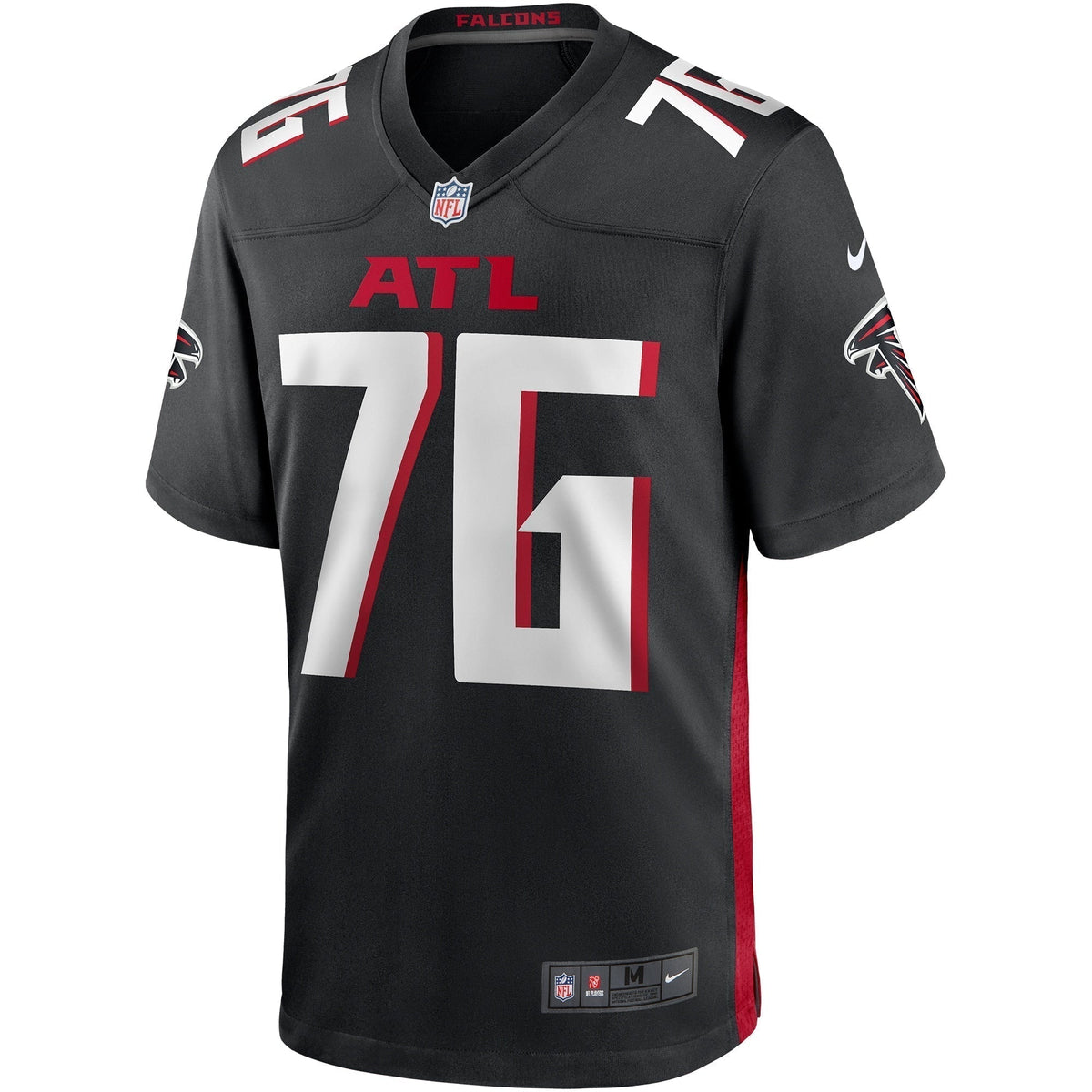 Kaleb McGary Atlanta Falcons  Game Jersey - Black