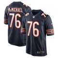Steve McMichael Chicago Bears   Retired   Game Jersey -  Navy
