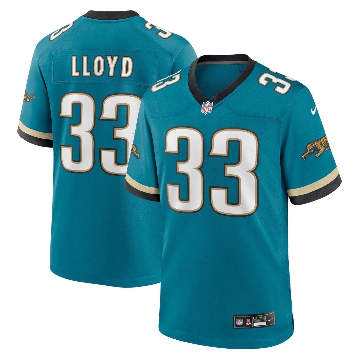 Devin Lloyd Jacksonville Jaguars  Prowler Throwback   Game Jersey - Teal