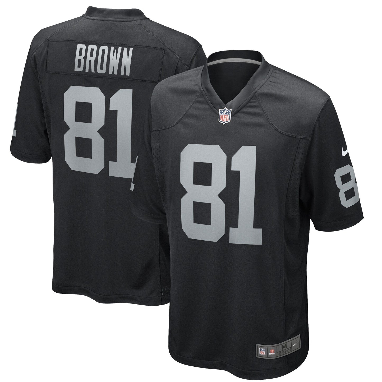 Tim Brown Las Vegas Raiders  Game Retired   Jersey - Black