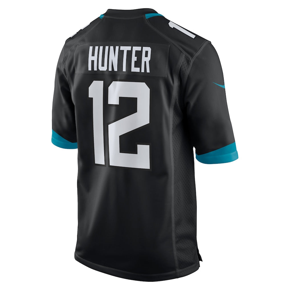J.Jaguars #12 Travis Hunter Black 2025 NFL Draft First Round Pick Alternate Game Player Jersey