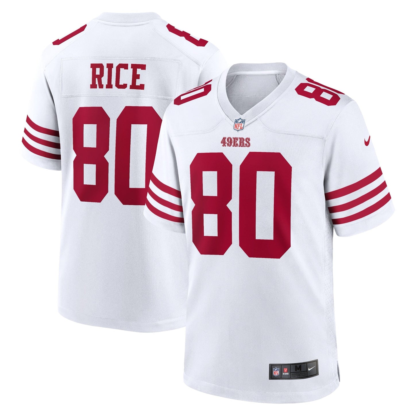 Jerry Rice San Francisco 49ers  Retired   Game Jersey - White