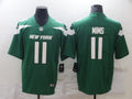 Men's New York Jets Denzel Mims Green Game Jersey