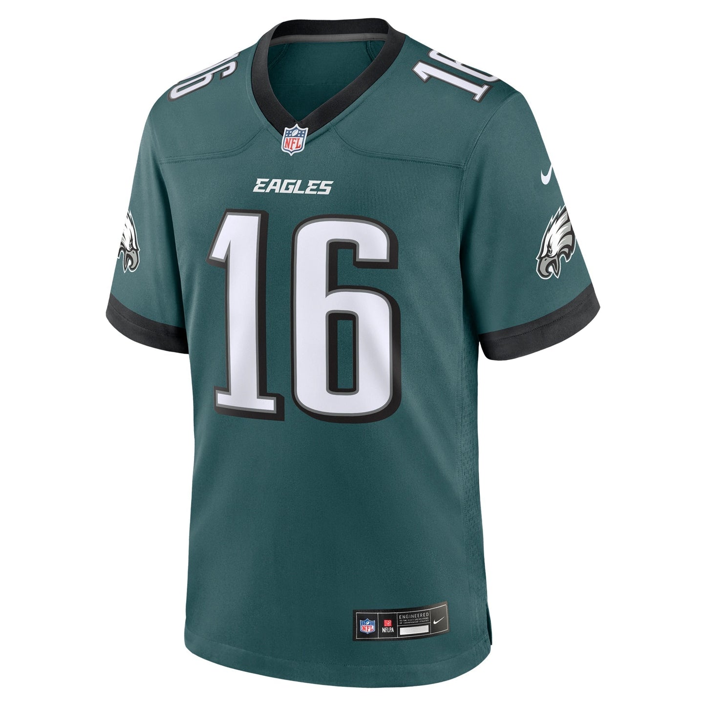 Tanner McKee Philadelphia Eagles  Team Game Jersey - Midnight Green