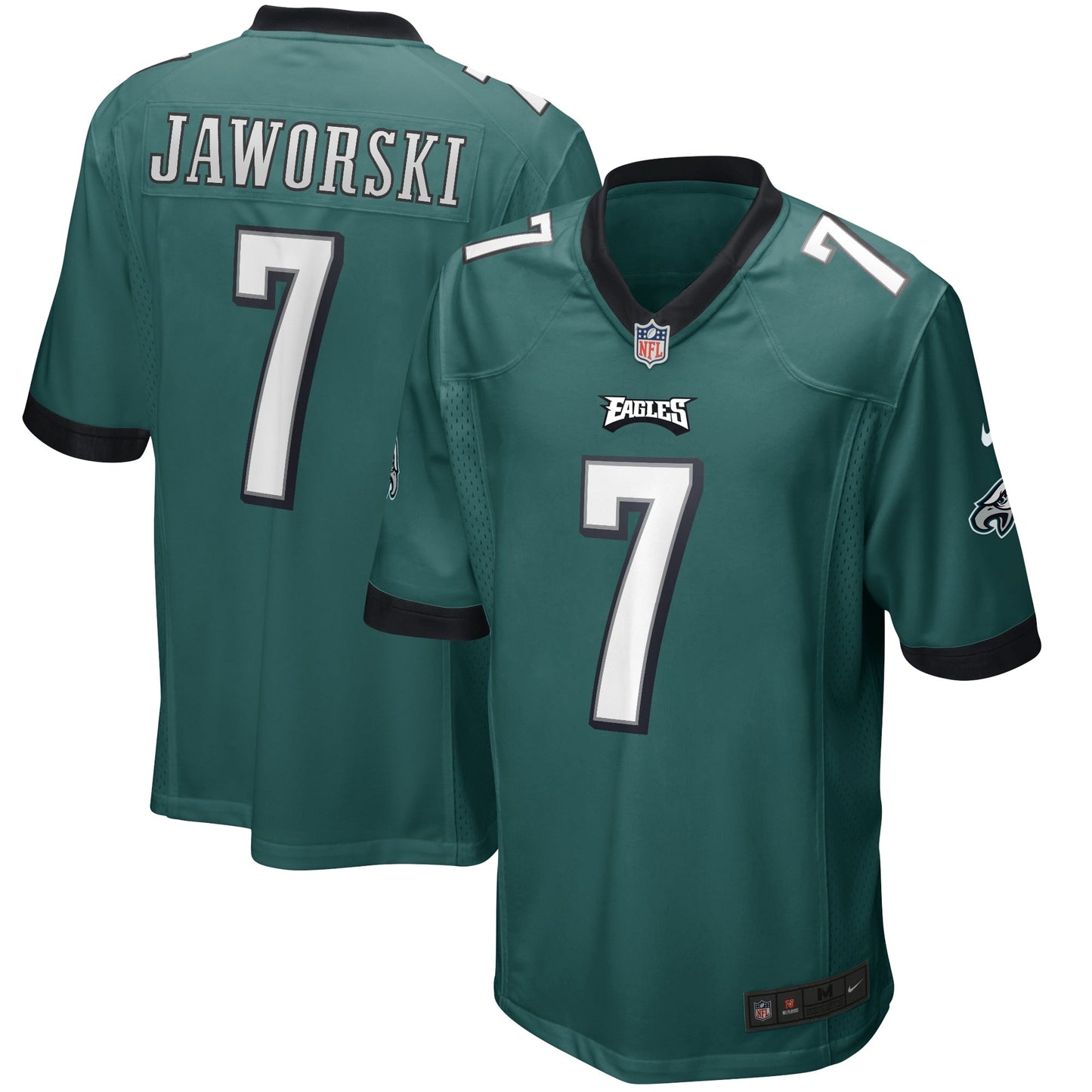 Ron Jaworski Philadelphia Eagles  Game Retired   Jersey - Midnight Green
