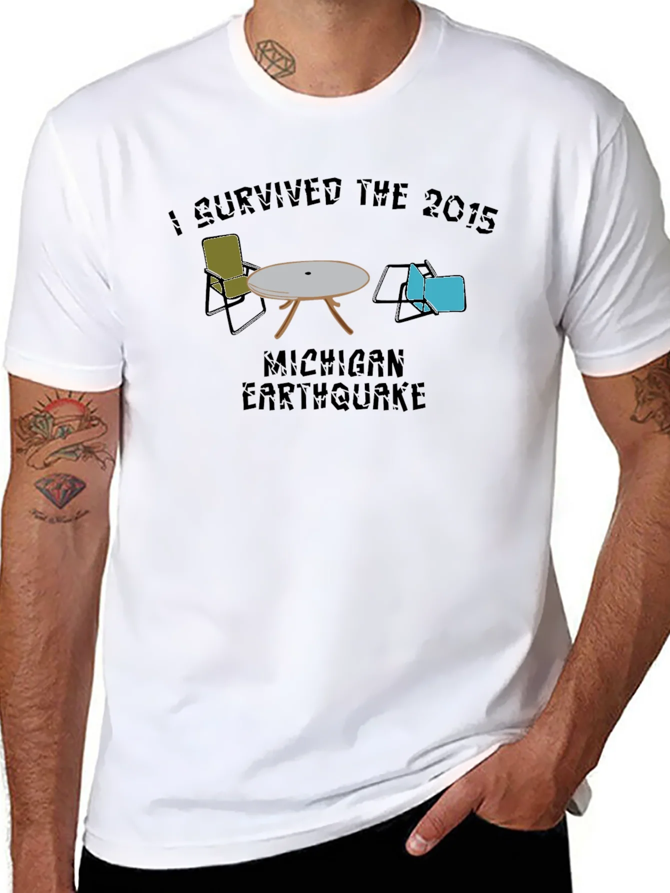 I Survived Michigan Earthquake T-Shirt