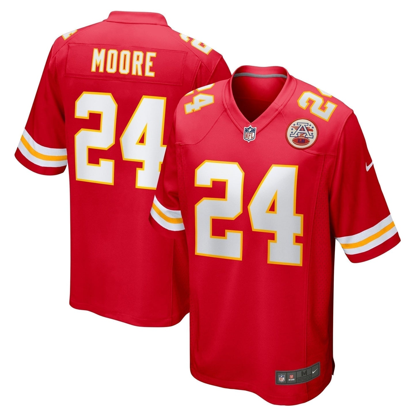 Skyy Moore Kansas City Chiefs  Game   Jersey - Red