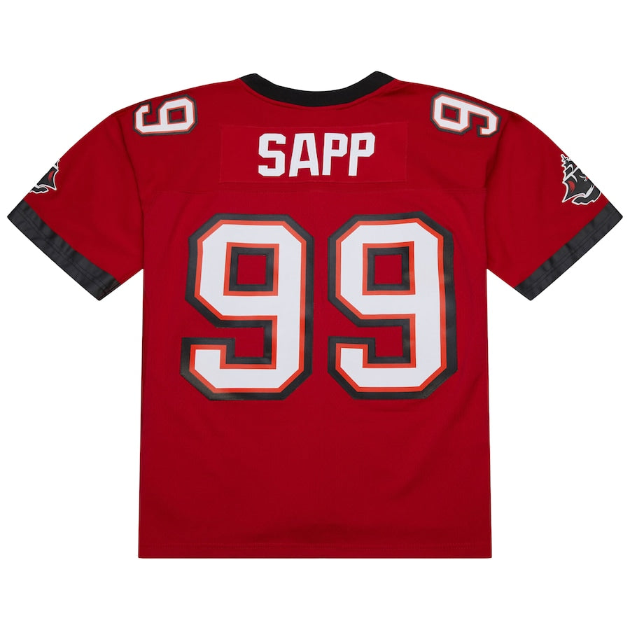 Men's Tampa Bay Buccaneers Warren Sapp  Red 2002 Legacy Replica Jersey