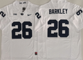 Men's Penn State Nittany Lions Saquon Barkley #26 White Player Jersey