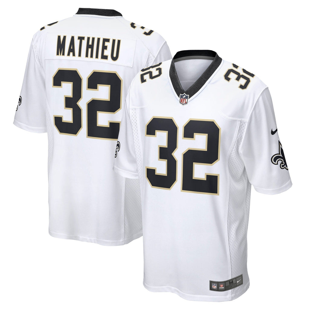 Tyrann Mathieu New Orleans Saints  Game Jersey - White