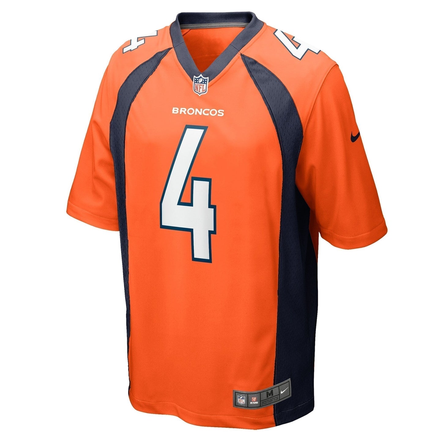 Jarrett Stidham Denver Broncos  Game   Jersey - Orange