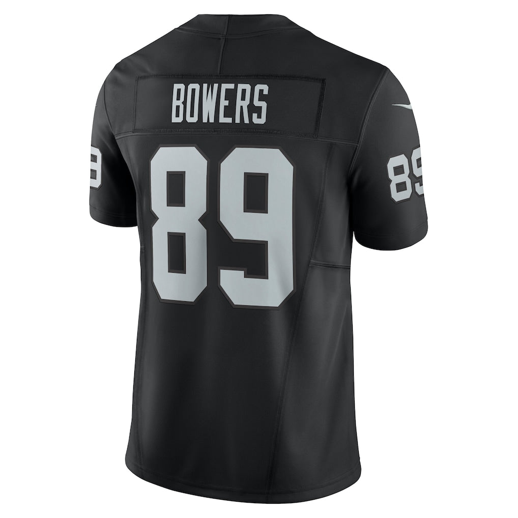 LV.Raiders #89 Brock Bowers Black Team Vapor F.U.S.E. Limited Jersey