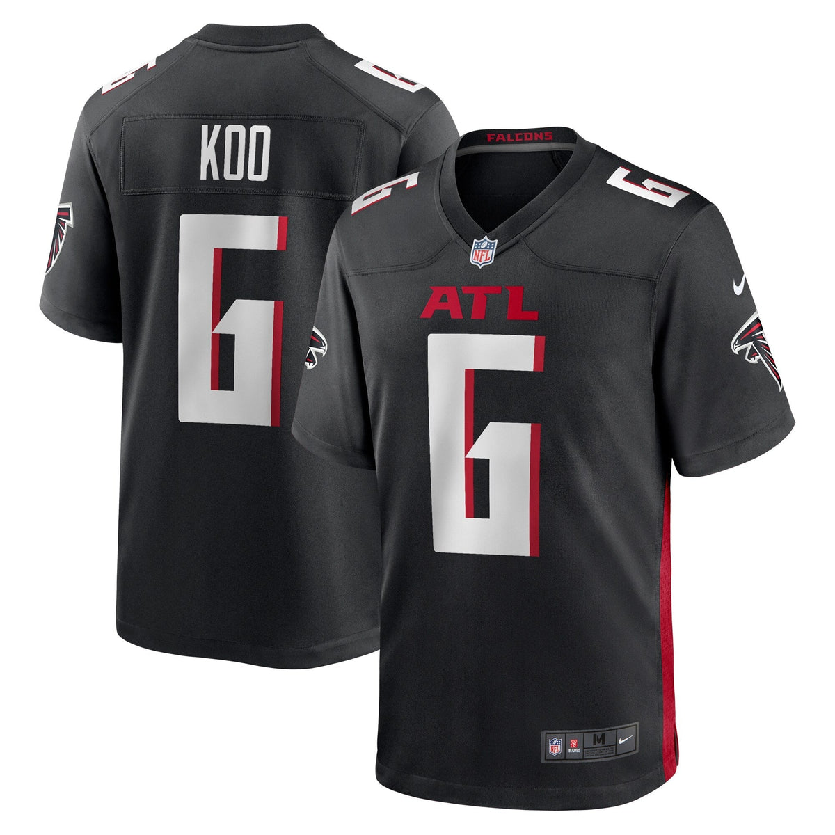 Younghoe Koo Atlanta Falcons  Team Game Jersey - Black