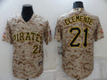 Men's Pittsburgh Pirates Roberto Clemente Camouflage Game Jersey