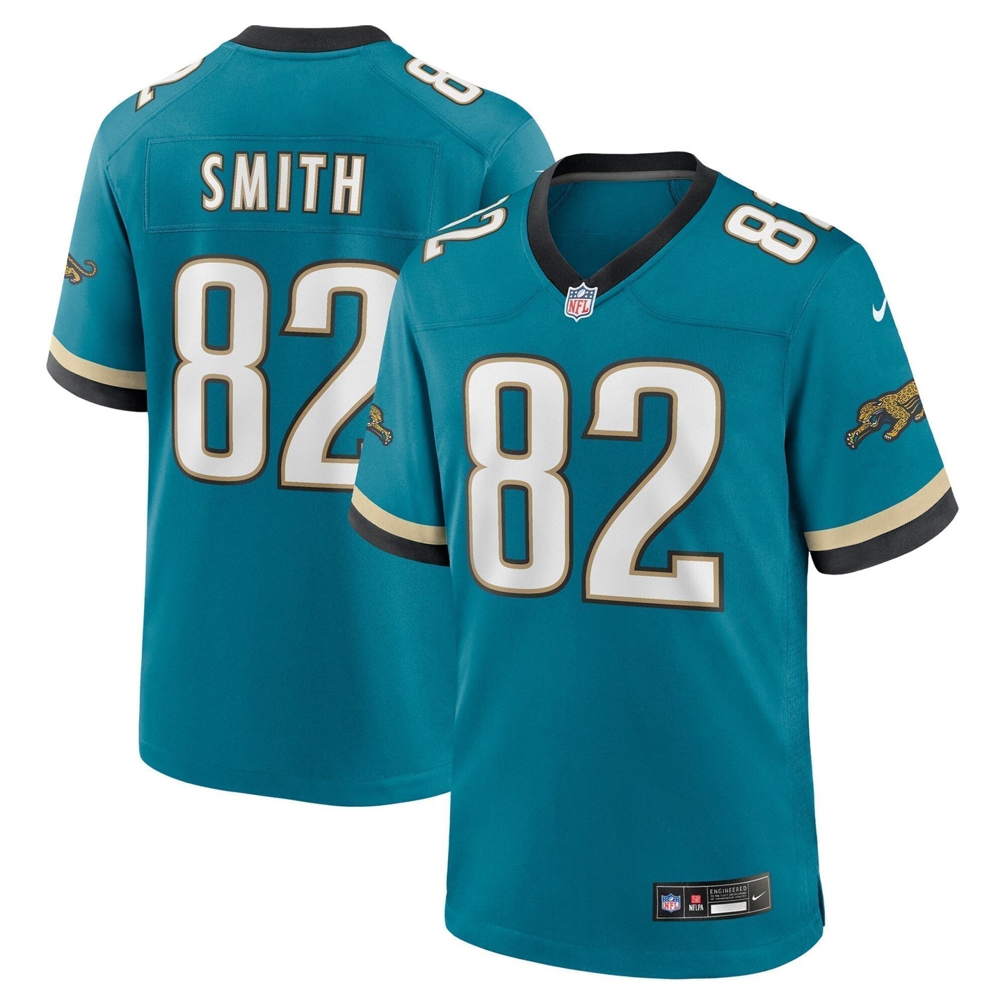 Jimmy Smith Jacksonville Jaguars  Prowler Throwback Retired   Game Jersey - Teal