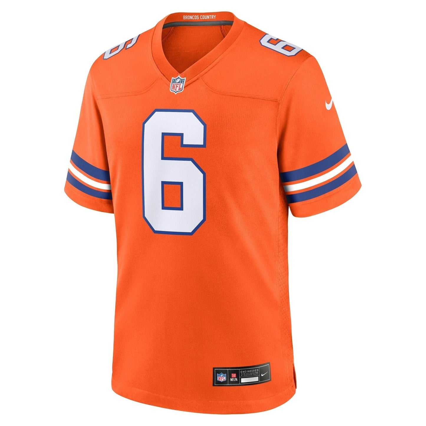 P.J. Locke III Denver Broncos  Mile High Collection 1977 Throwback   Game Jersey - Orange