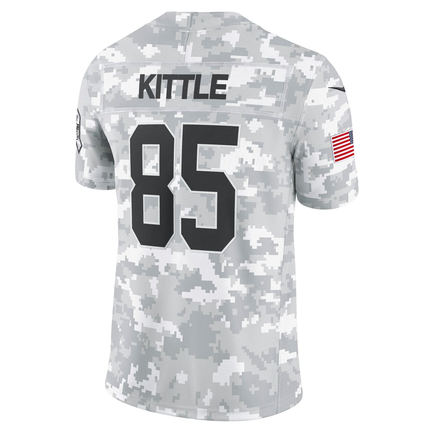 George Kittle San Francisco 49ers  2024 Salute to Service Limited Jersey - Arctic Camo