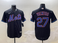 Men's New York Mets Mark Vientos Black Replica Player Jersey