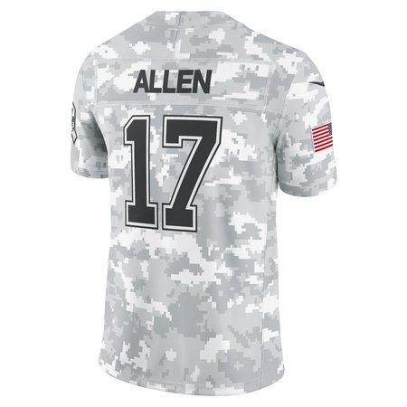 Men's Buffalo Bills Josh Allen  Arctic Camo 2024 Salute to Service Limited Jersey
