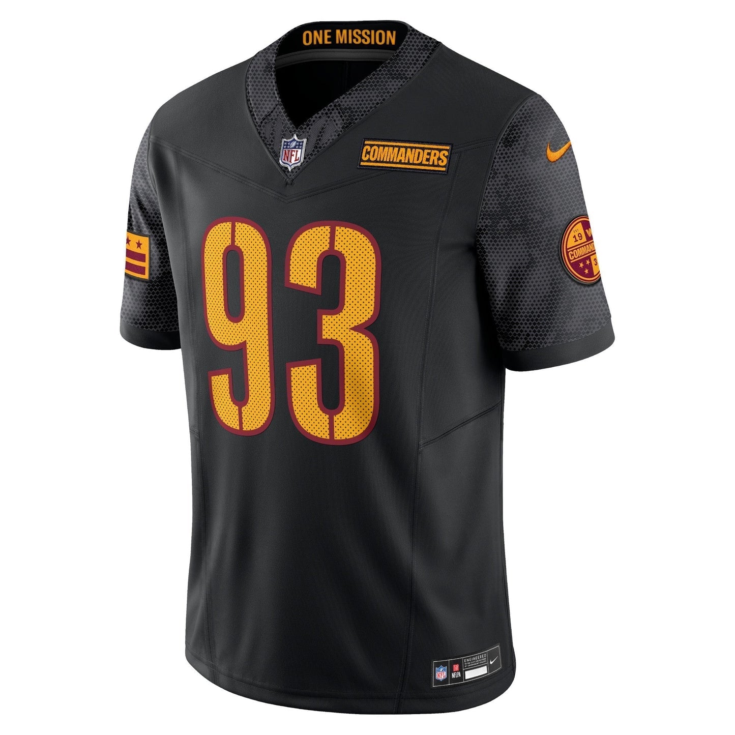 Jonathan Allen Washington Commanders  Alternate Vapor F.U.S.E. Limited Jersey - Black