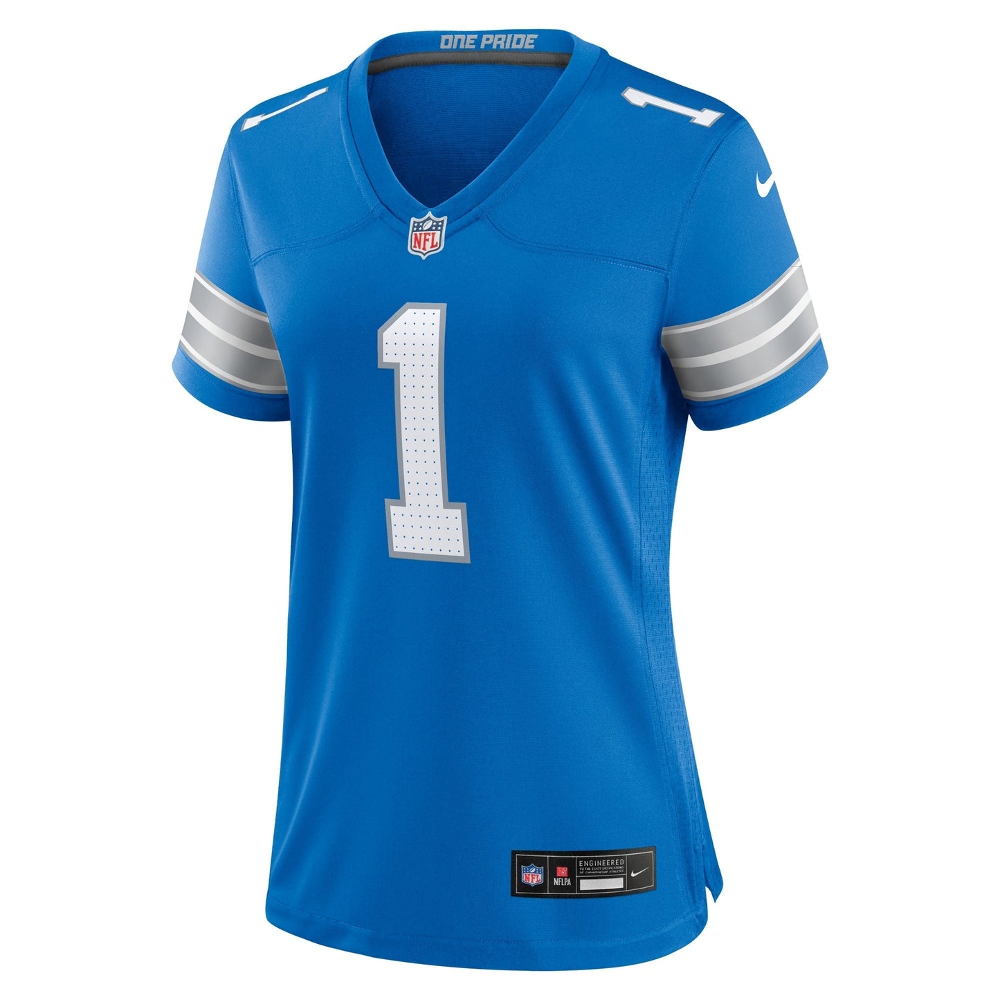 Number 1 Mom Detroit Lions  Game Jersey - Blue