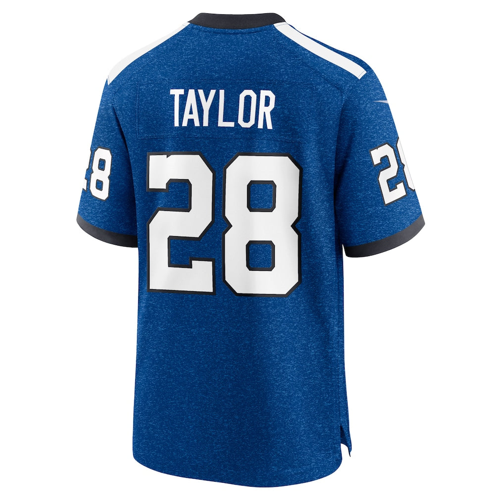 IN.Colts #28 Jonathan Taylor Royal Indiana Nights Alternate Game Jersey