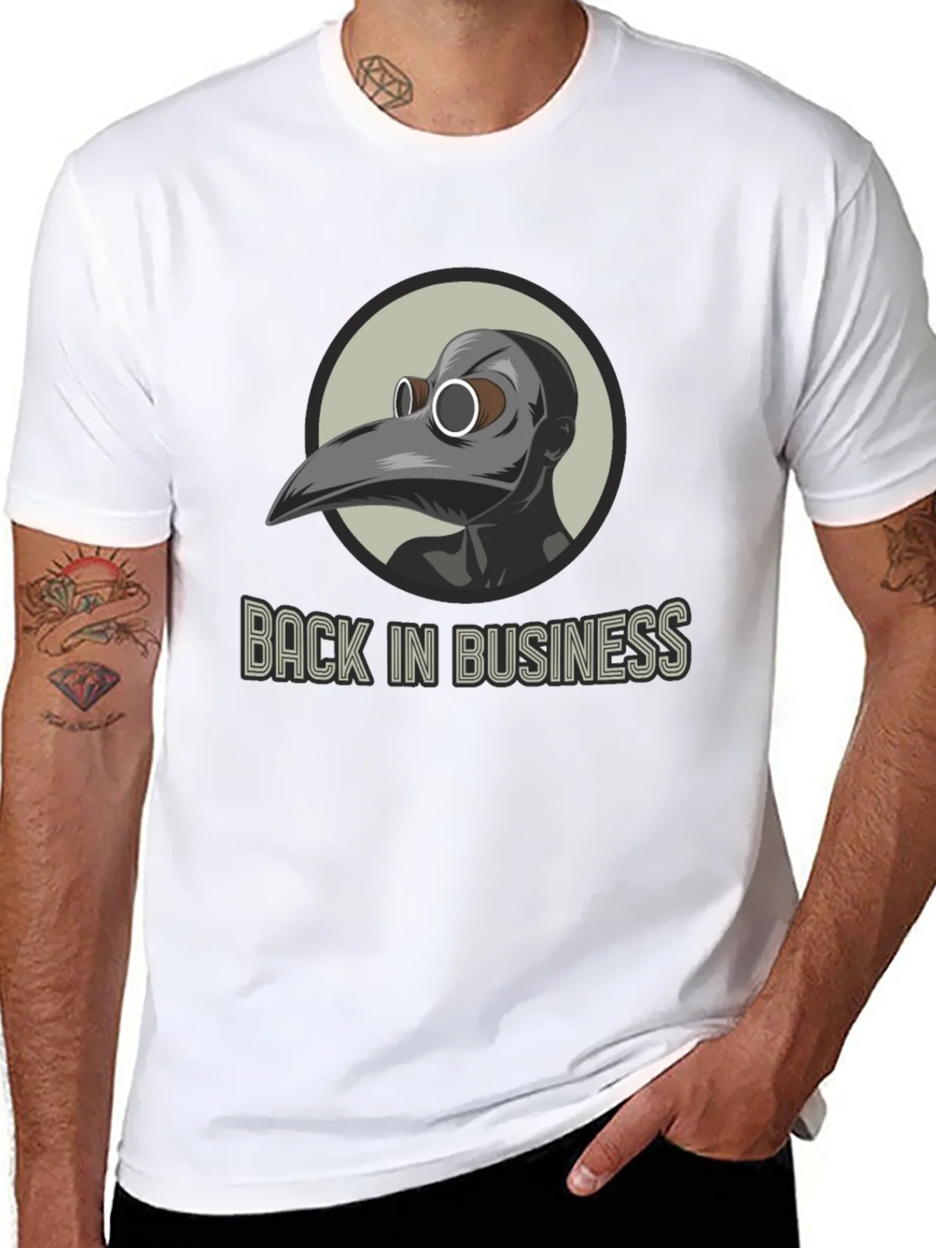 Plague Doctor T-Shirt - Back in Business