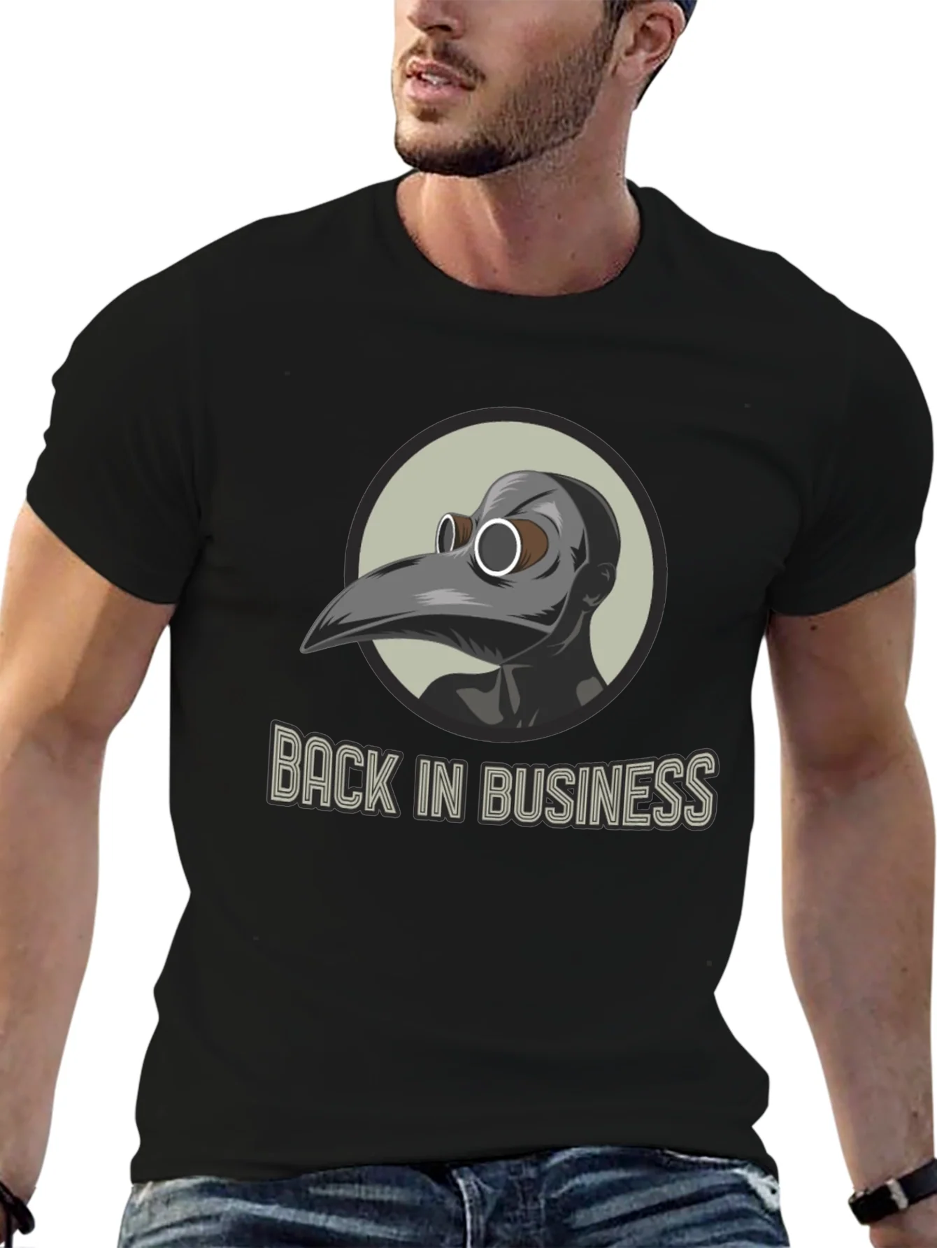 Plague Doctor T-Shirt - Back in Business