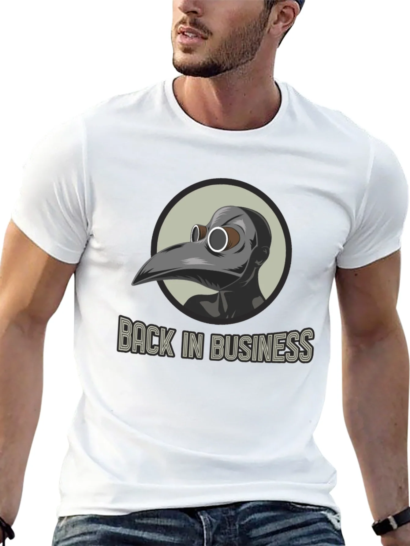 Plague Doctor T-Shirt - Back in Business