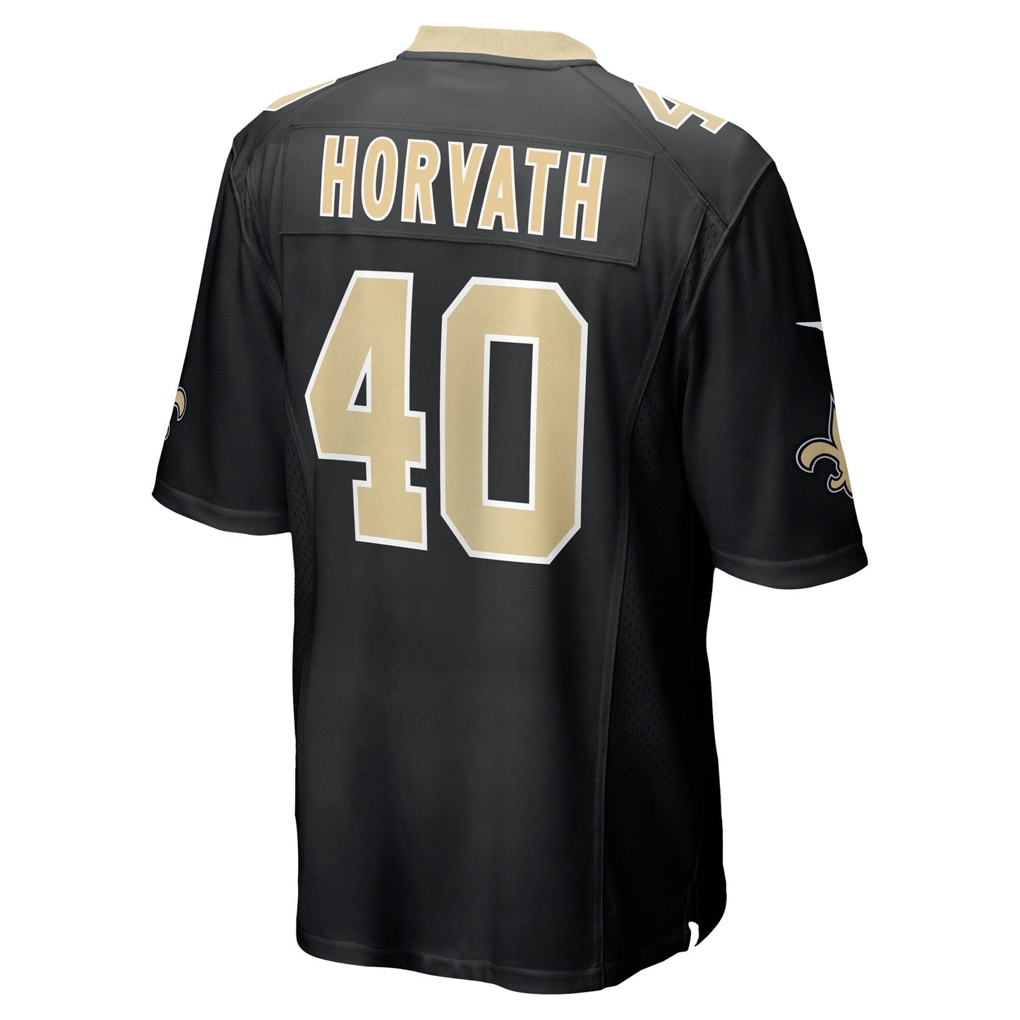 Zander Horvath New Orleans Saints   Game Jersey -  Black