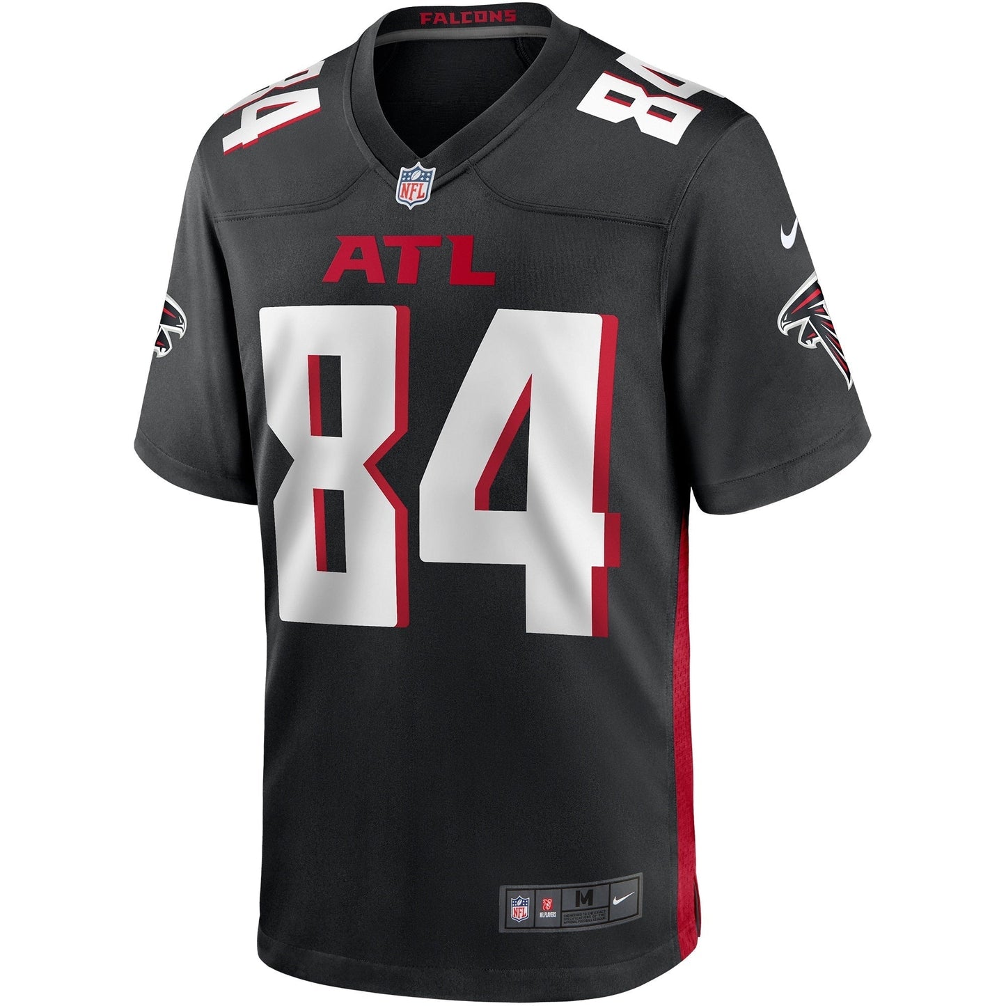 Alfred Jenkins Atlanta Falcons  Game Retired   Jersey - Black