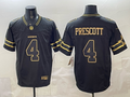 Men's Dallas Cowboys Dak Prescott Black Game Jersey