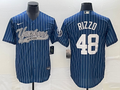 Men's New York Yankees Anthony Rizzo #48 Blue Player Jersey1 Joint Edition