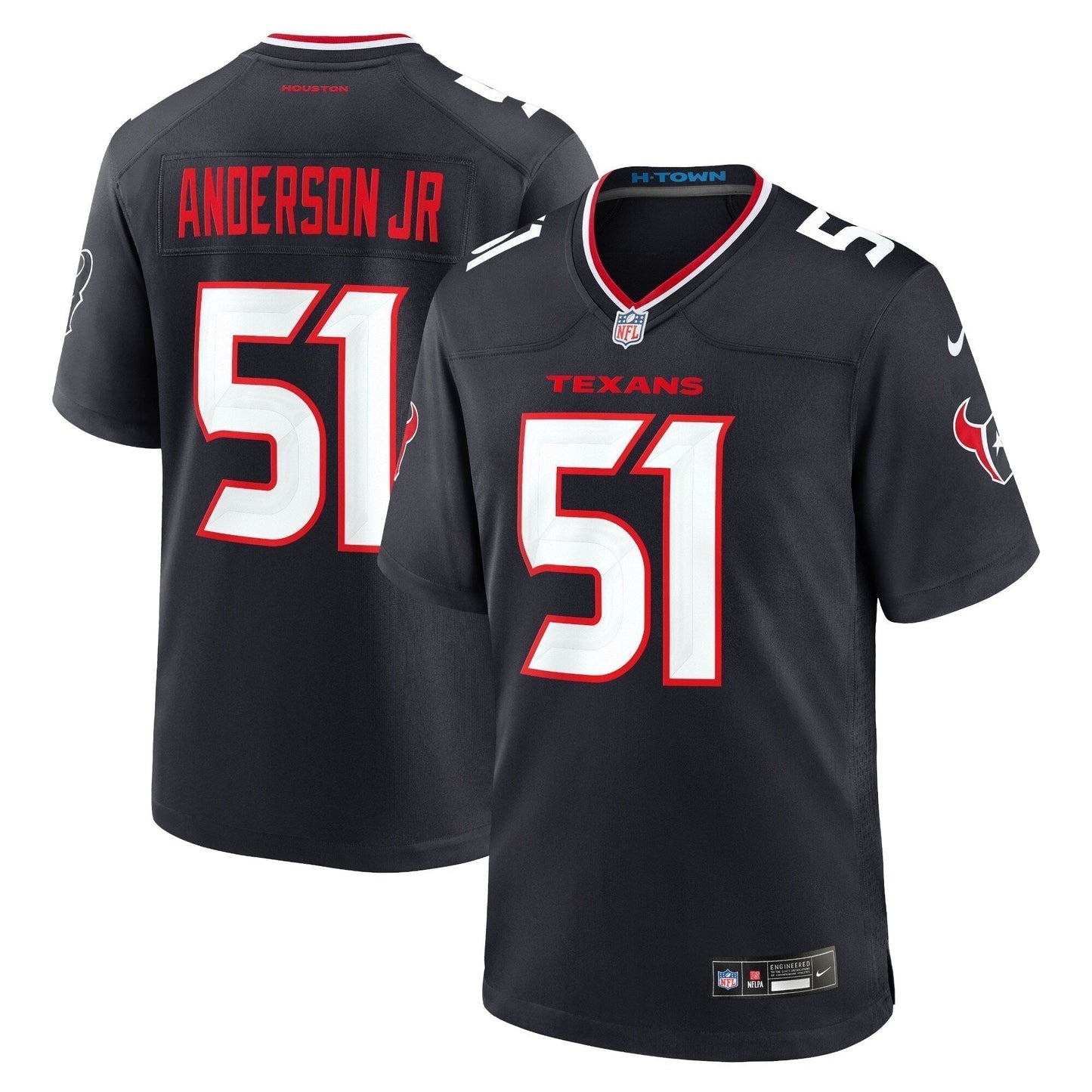 Will Anderson Jr. Houston Texans   Game Jersey - Navy