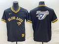 Men's Toronto Blue Jays1 Black Replica Player Jersey