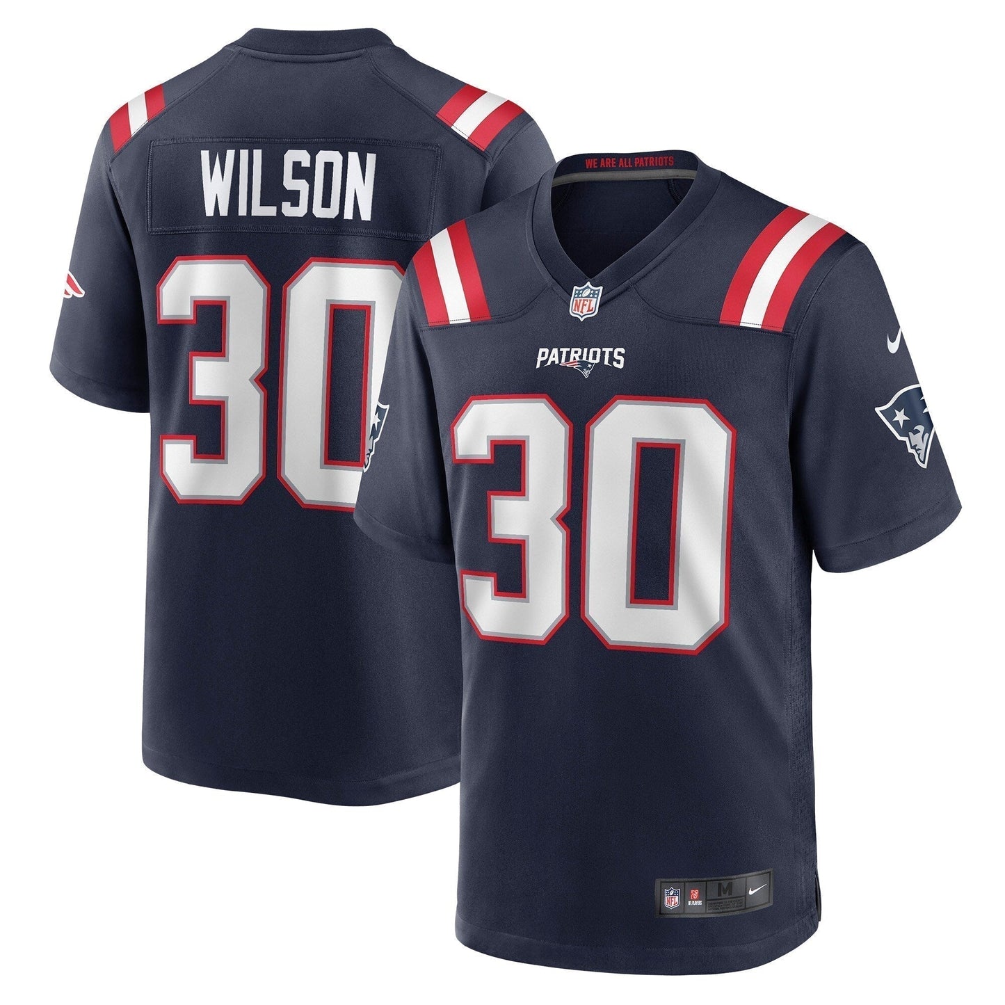 Mack Wilson New England Patriots  Game Jersey - Navy