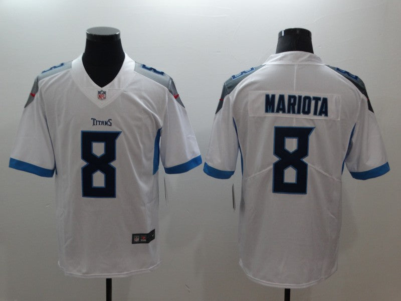 Men's Tennessee Titans Marcus Mariota White Game Player Jersey