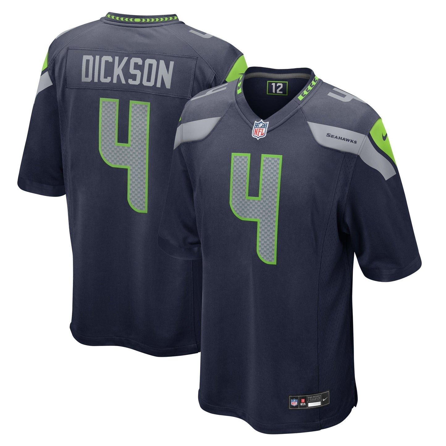 Michael Dickson Seattle Seahawks  Game Jersey - College Navy