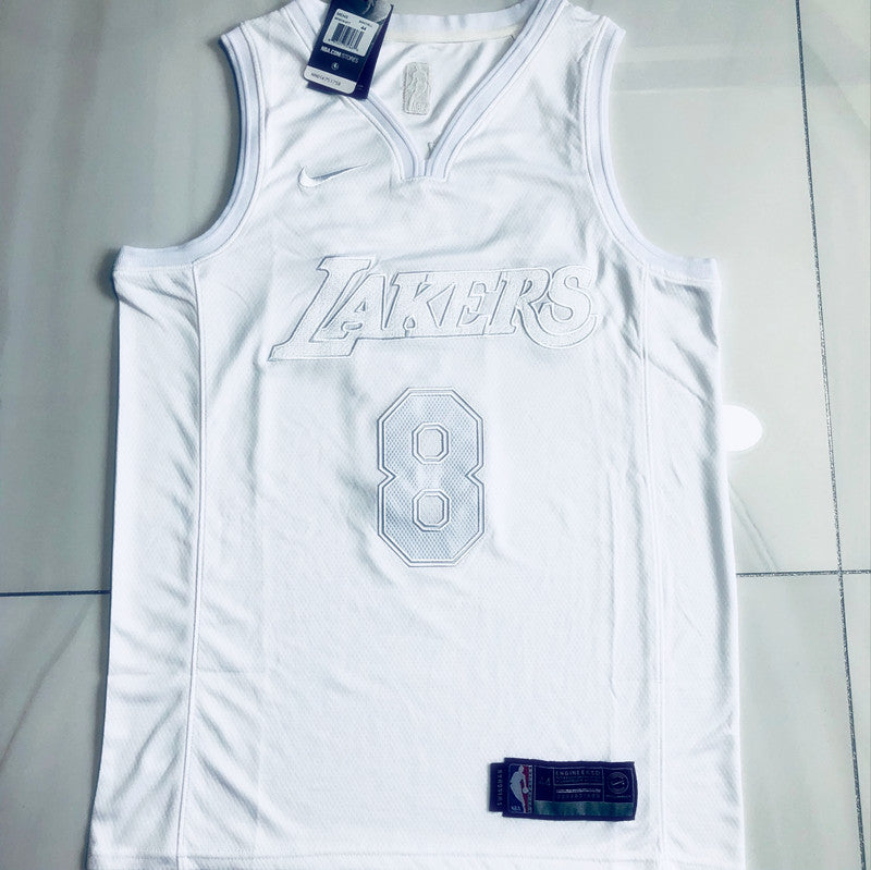 Kobe Bryant's all white #8 jersey