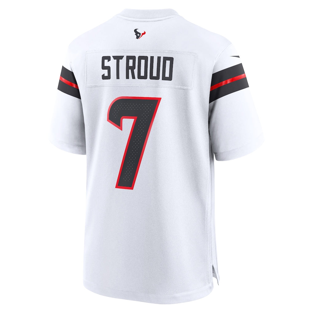 H.Texans #7 C.J. Stroud White Game Jersey